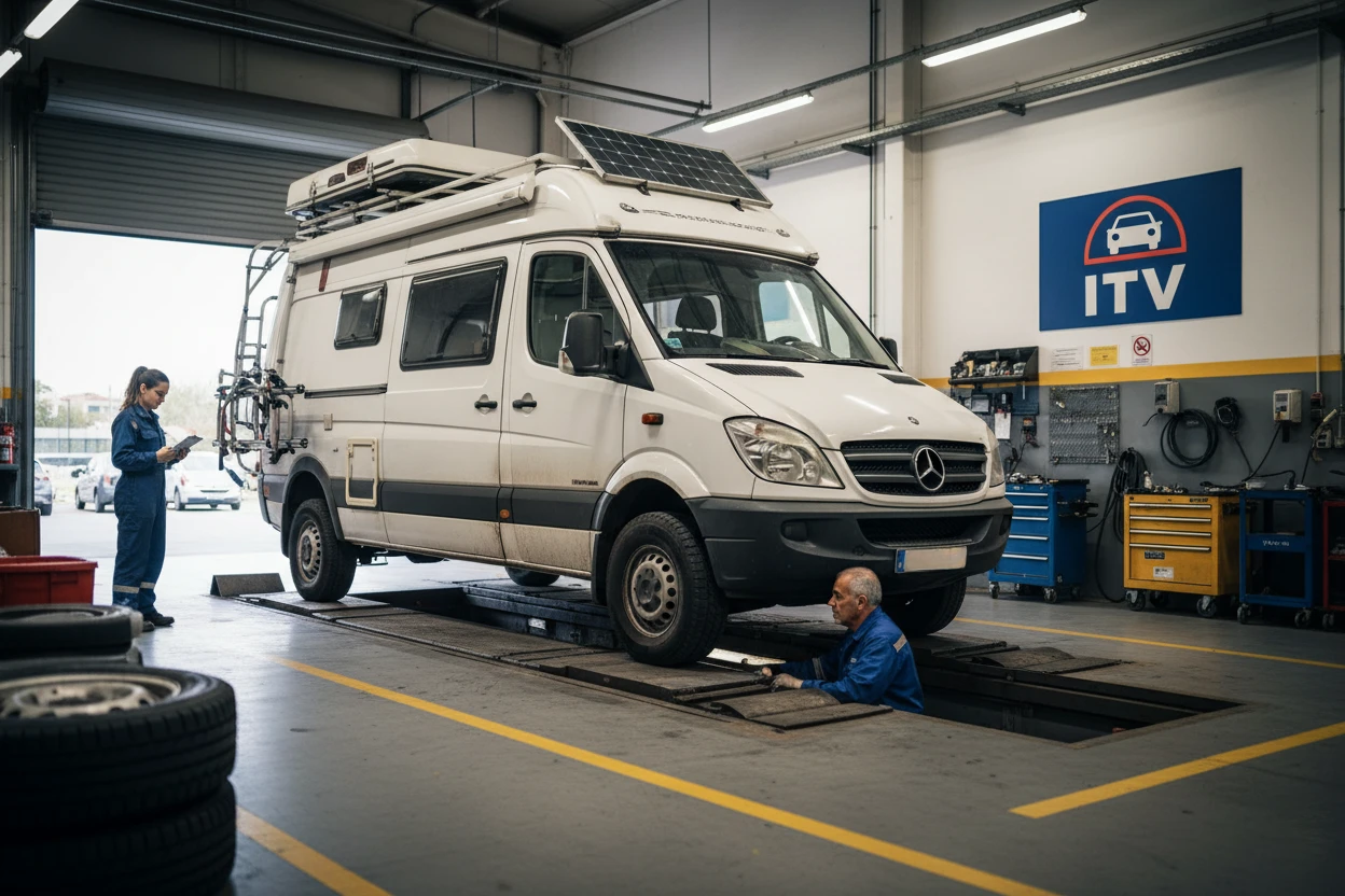 Alarma a la ITV: 3 Coses de la teva Camper que t'EXIGIRAN una assegurança d'expert.