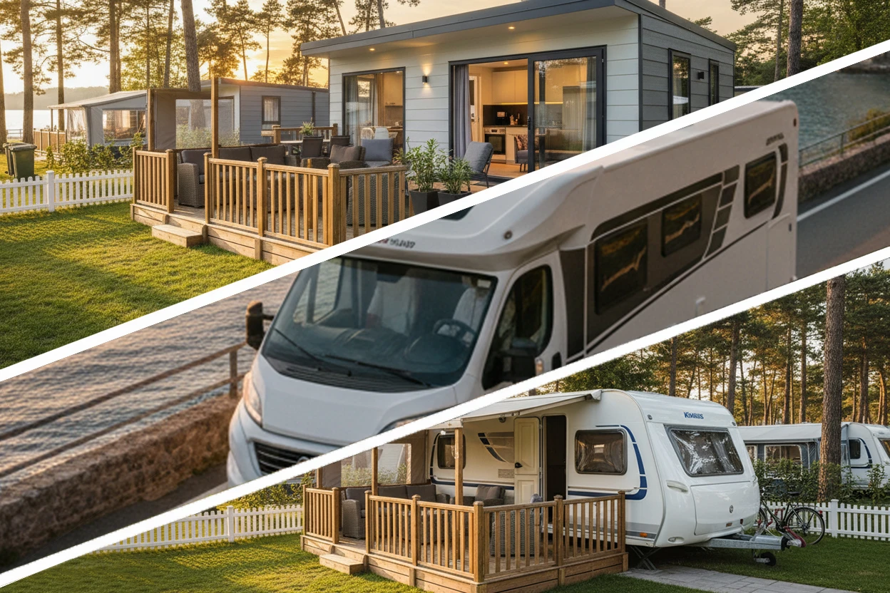 Mòdul vs. Autocaravana vs. Caravana Fixa: Qui té l'assegurança MÉS complexa (i per què t'afecta)?
